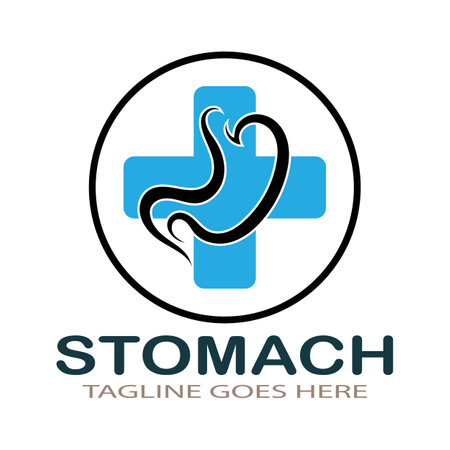stomach care icon designs concept vector illustrationのイラスト素材