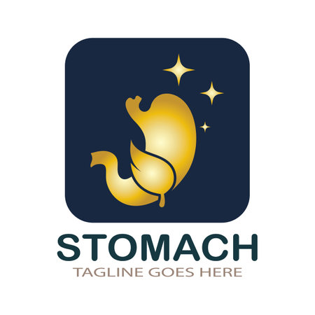 stomach care icon designs concept vector illustrationのイラスト素材