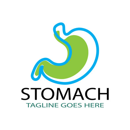 stomach care icon designs concept vector illustrationのイラスト素材
