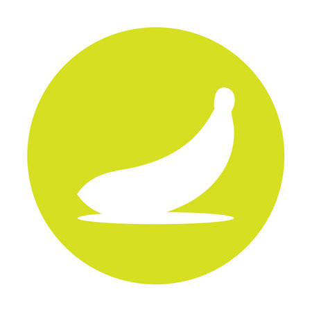 banana fruit logo icon design vectorのイラスト素材