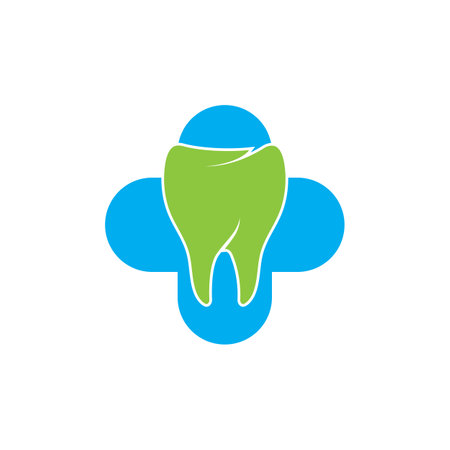 tooth care logo design vectorのイラスト素材