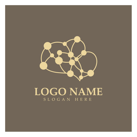 Brain logo designs concept vector, Health Brain Pulse logo, Brain care  logo template vectorのイラスト素材