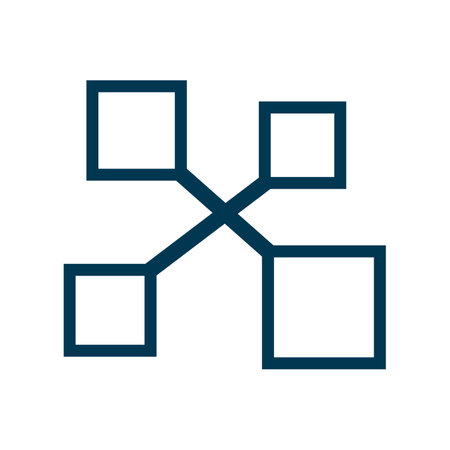 Neuron logo or nerve cell logo design,molecule logo illustration template icon with vector conceptのイラスト素材