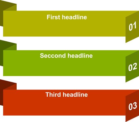 Option lables with textのイラスト素材