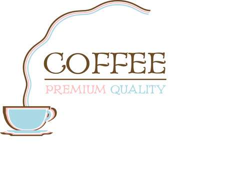 Coffee  premium quality retro designのイラスト素材