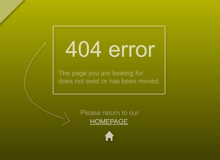 404 website error with text