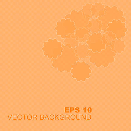 Colorful floral blank backgroundのイラスト素材