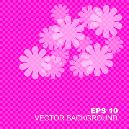 Colorful floral blank backgroundのイラスト素材