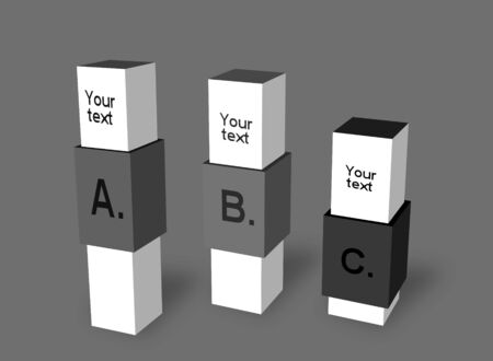 creative vector infographic columnのイラスト素材