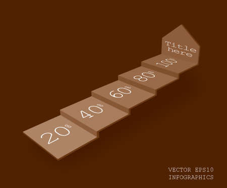 creative vector infographics arrowのイラスト素材