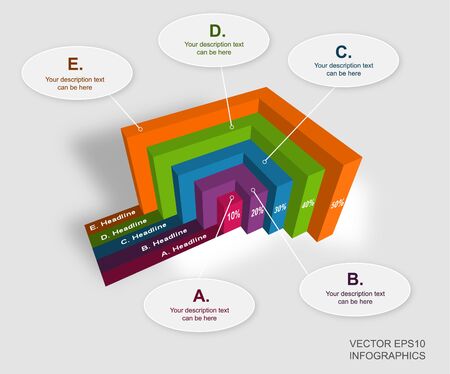 creative vector infographics diagramのイラスト素材