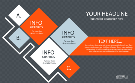 Vector illustration abstract template brochure designのイラスト素材