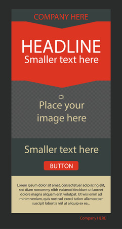 Newsletter corporate vector layout template for business or non-profit organizationのイラスト素材