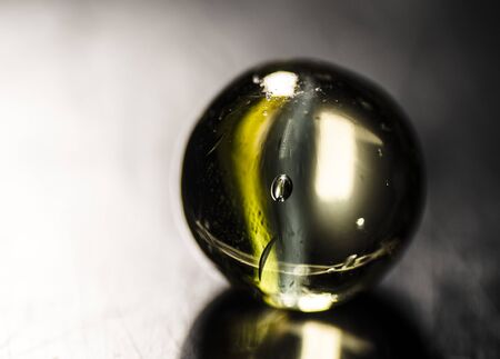 Colorful glass marbleの写真素材