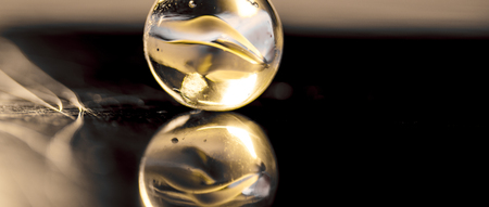 glass marbleの写真素材