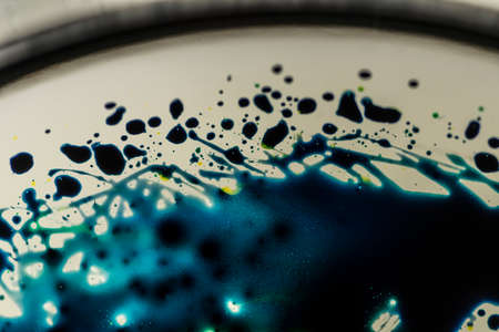 Colorful ink on waterの写真素材