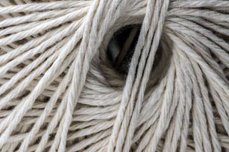 White cotton thread ball