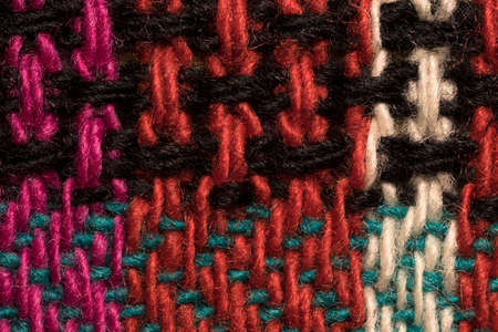 Multicolored tissue macro clsoeup