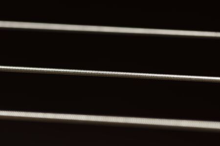 Guitar strings macro closeupの写真素材