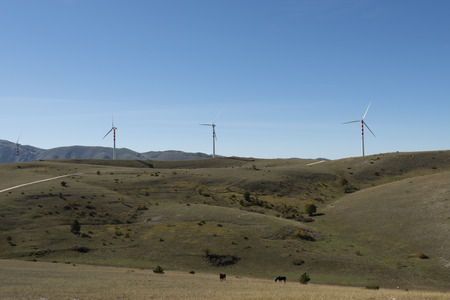 mountain wind turbines