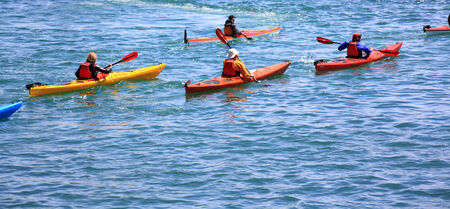 see kayak on Lake of Constanceの写真素材