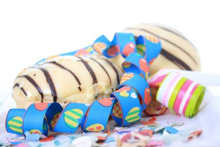 donuts with sugar and chocolateの写真素材