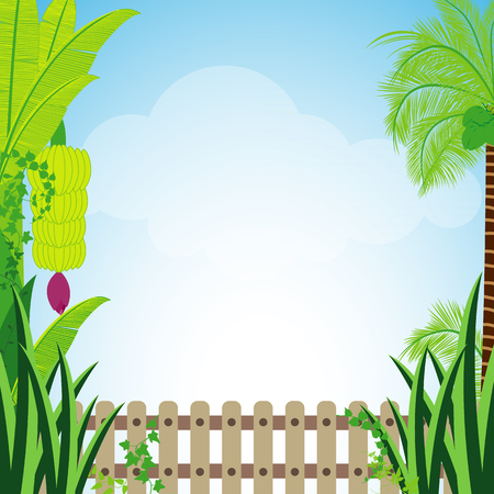 Natural Backgroundのイラスト素材