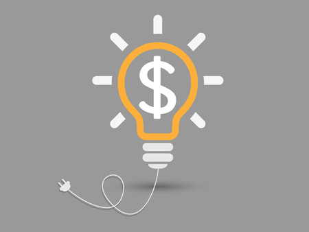 Idea to make money business conceptのイラスト素材
