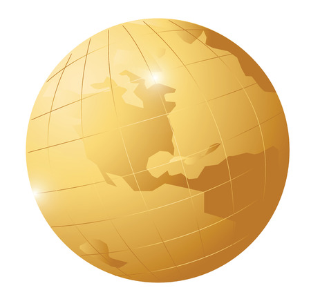 Gold worldのイラスト素材