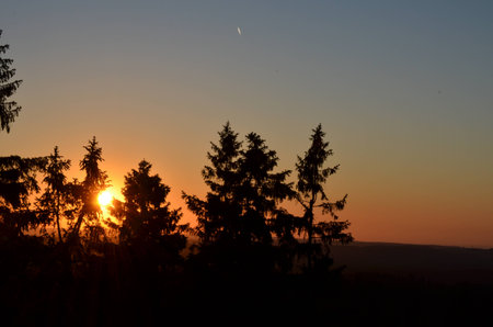 sunsetの写真素材