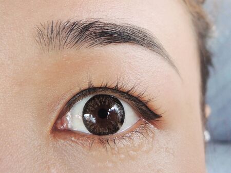 asian eyeの写真素材