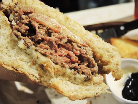 Beef burgerの素材