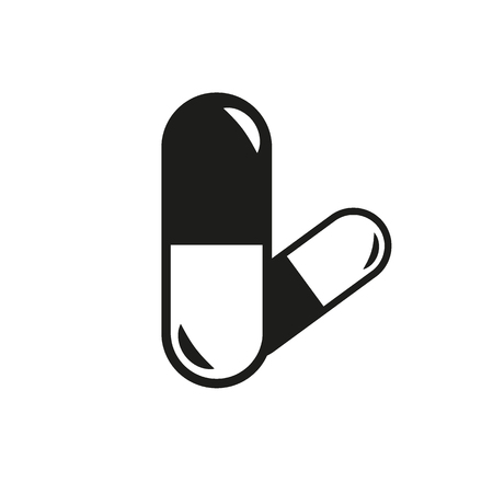 pills vector iconのイラスト素材
