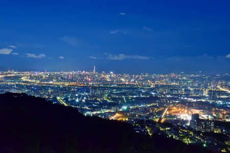 Night view of Seoul, South Korea. It is the capital of South Korea.の写真素材