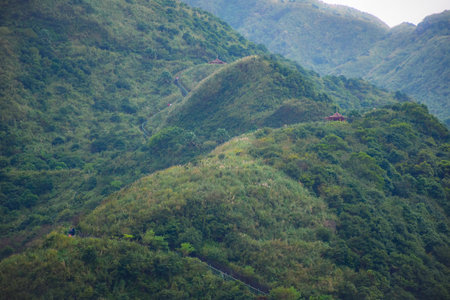 Mountain landscape in the morning, Doi Inthanon National Park, Chiang Mai, Thailand
