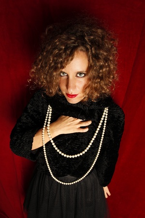 fashion luxury modelの写真素材