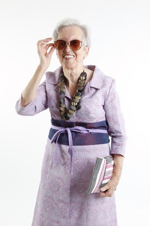 fashion elder ladyの写真素材