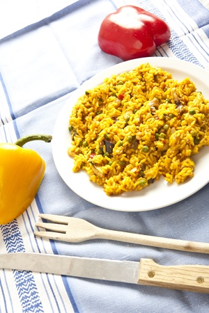 paella spanish foodの写真素材
