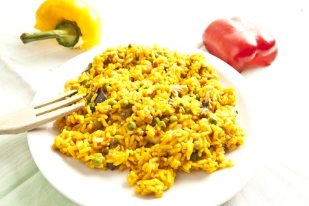 paella spanish foodの写真素材