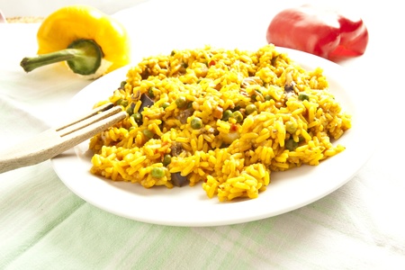 paella spanish foodの写真素材