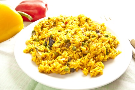 paella spanish foodの写真素材