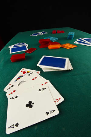poker tableの写真素材