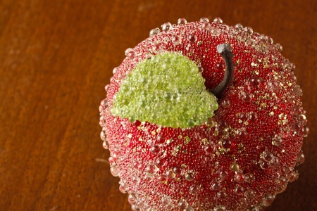 Decorative Christmas fruitの写真素材