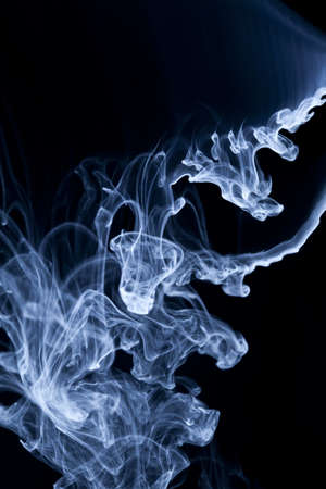 Abstract smoke on black backgroundの写真素材