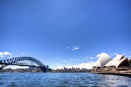 Sydney Opera House Harbour Bridgeのeditorial素材