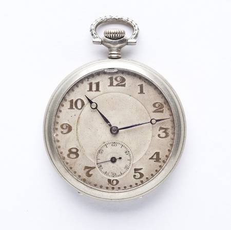 old vintage pocket watchの写真素材