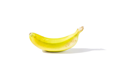 pop art banana on white backgroundの写真素材