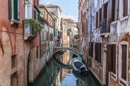 Cityscape of the beautiful city of Venice, Italyの写真素材
