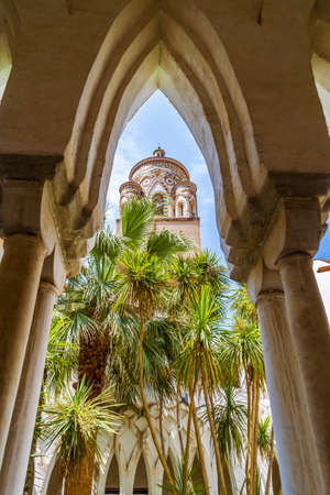 Cloister of Paradise in Amalfi, Italyの写真素材