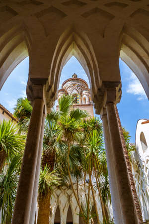 Cloister of Paradise in Amalfi, Italyの写真素材